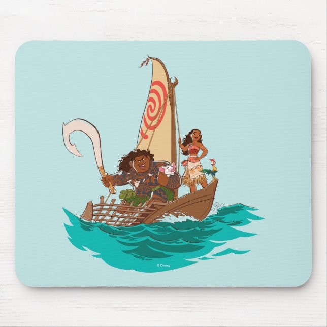 Moana | Set Your Own Course Mouse Pad (Front)