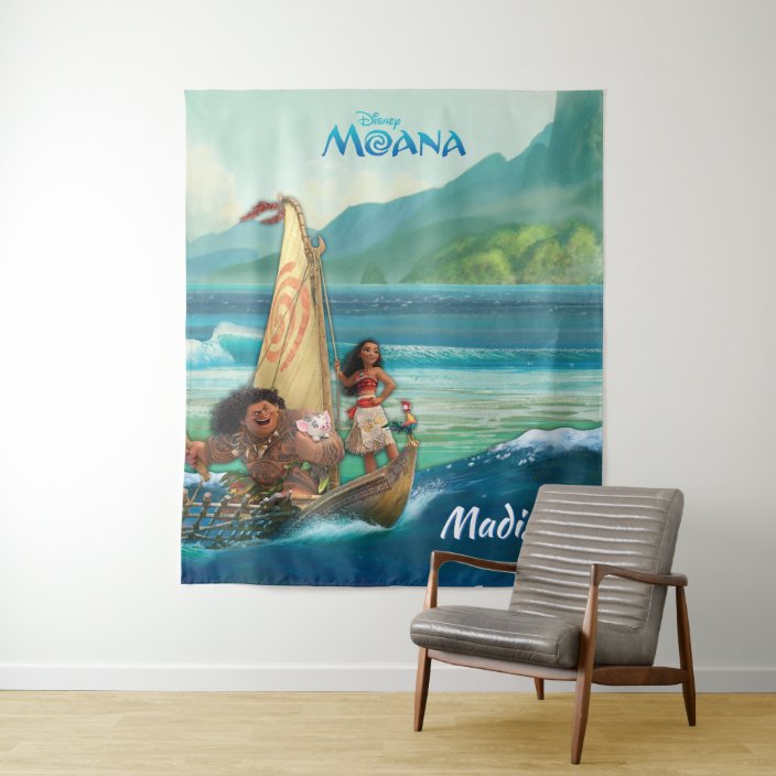 Moana | Set Your Own Course - Name Tapestry | Zazzle.com