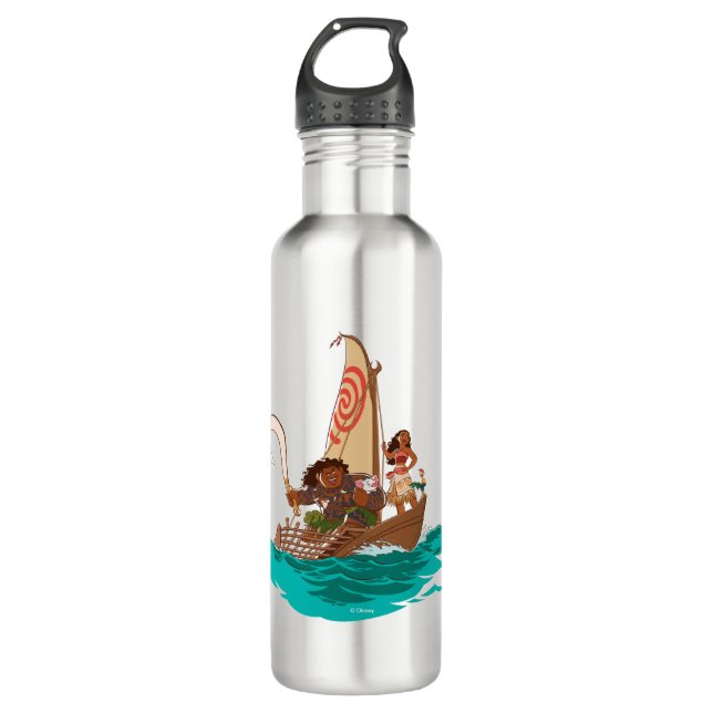 Moana | Set Your Own Course Stainless Steel Water Bottle (Front)