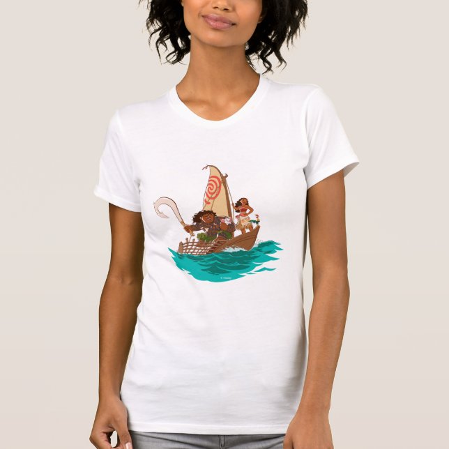 Moana | Set Your Own Course T-Shirt (Front)