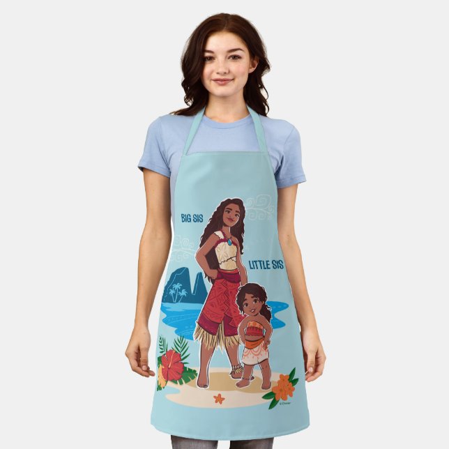 Moana & Simea: Big Sis Little Sis Apron (Worn)