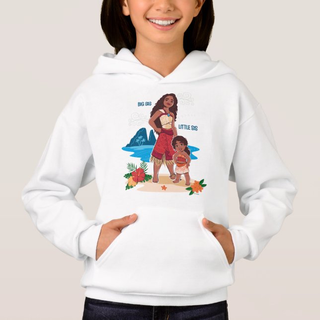 Moana & Simea: Big Sis Little Sis Hoodie (Front)