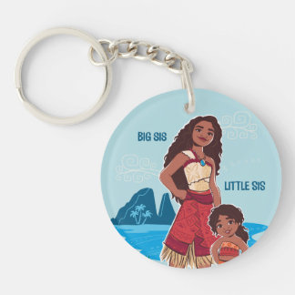 Moana & Simea: Big Sis Little Sis Keychain