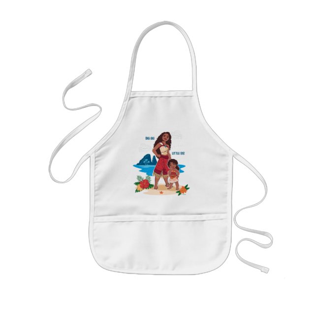 Moana & Simea: Big Sis Little Sis Kids' Apron (Front)