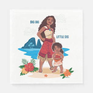 Moana & Simea: Big Sis Little Sis Napkins