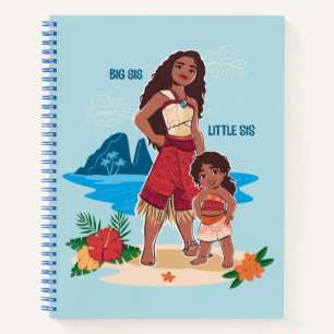 Moana & Simea: Big Sis Little Sis Notebook