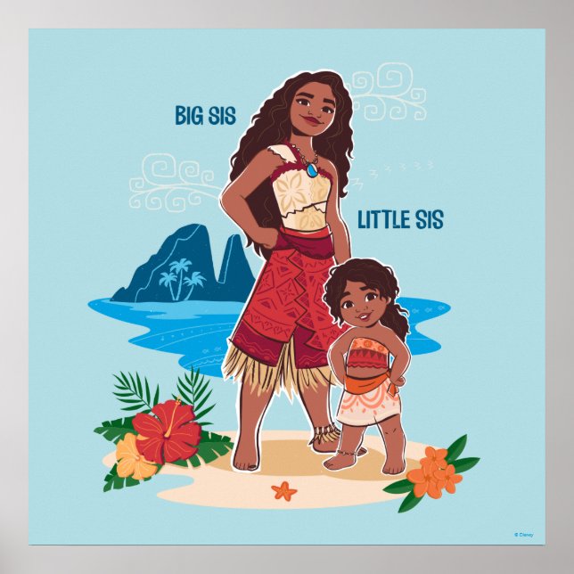 Moana & Simea: Big Sis Little Sis Poster (Front)
