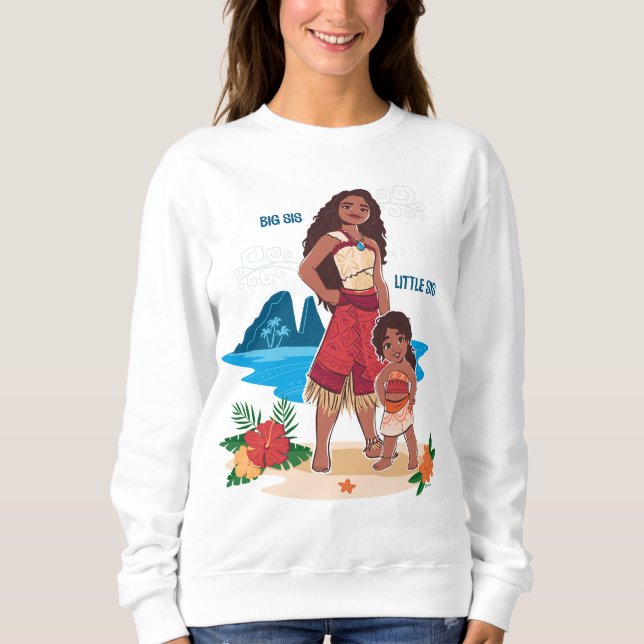 Moana & Simea: Big Sis Little Sis Sweatshirt (Front)