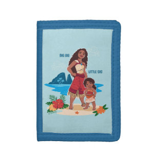 Moana & Simea: Big Sis Little Sis Tri-fold Wallet