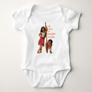 Moana & Simea: I'd Cross an Ocean For You Baby Bodysuit
