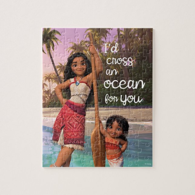Moana & Simea: I'd Cross an Ocean For You Jigsaw Puzzle (Vertical)