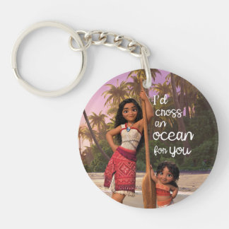 Moana & Simea: I'd Cross an Ocean For You Keychain
