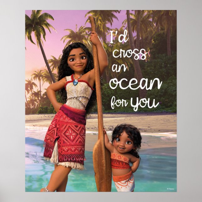 Moana & Simea: I'd Cross an Ocean For You Poster (Front)