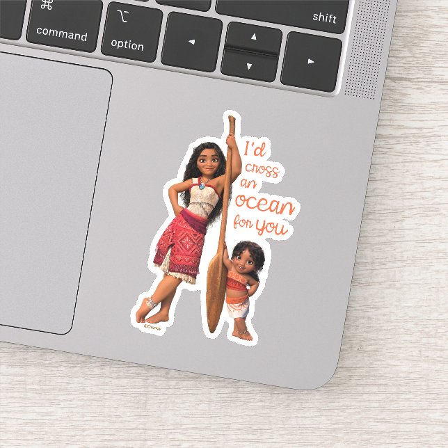 Moana & Simea: I'd Cross an Ocean For You Sticker (Detail)