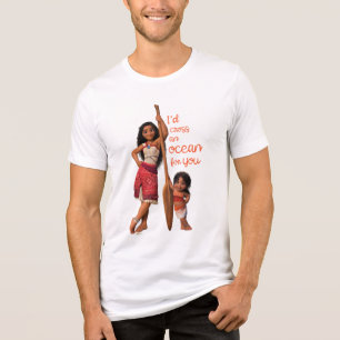Moana & Simea: I'd Cross an Ocean For You Tri-Blend Shirt