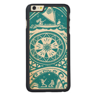Moana Star Reader Carved Maple iPhone 6 Plus Slim Case