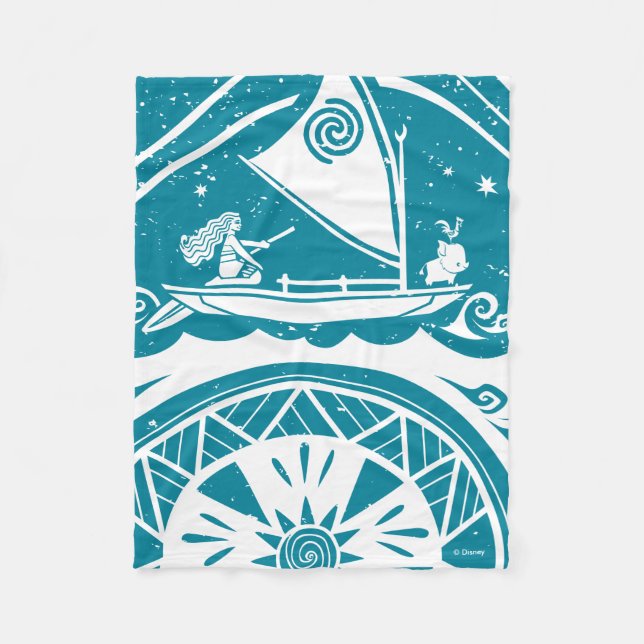 Moana | Star Reader Fleece Blanket (Front)