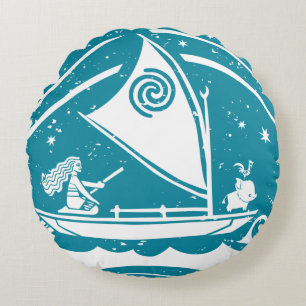 Moana   Star Reader Round Pillow
