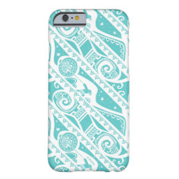 Moana | Teal Tribal Pattern Barely There iPhone 6 Case