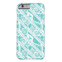 Moana | Teal Tribal Pattern Barely There iPhone 6 Case