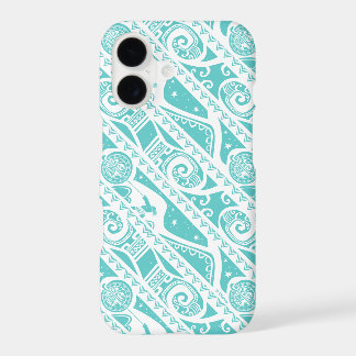 Moana | Teal Tribal Pattern iPhone 17 Case