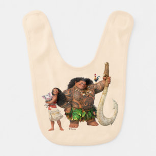 Moana   The Ocean Connects Us Bib