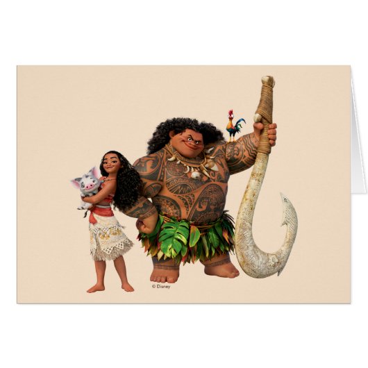 Moana | The Ocean Connects Us Cards (Front Horizontal)