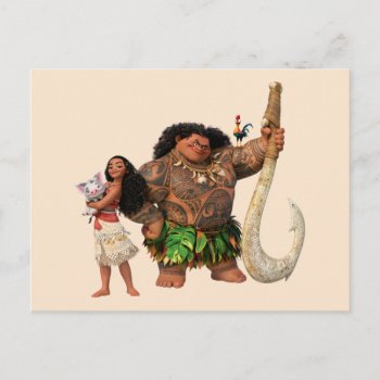Moana | The Ocean Connects Us Postcard by Moana at Zazzle