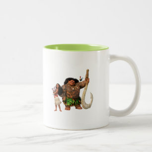 Moana The Ocean Connects Us Two-Tone Coffee Mug