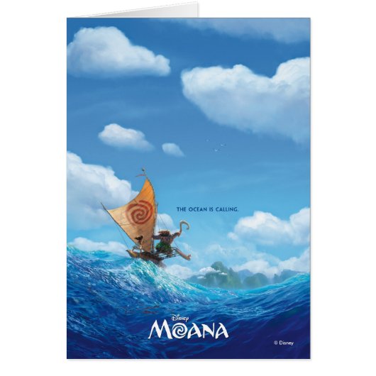 Moana | The Ocean Is Calling Cards (Front)