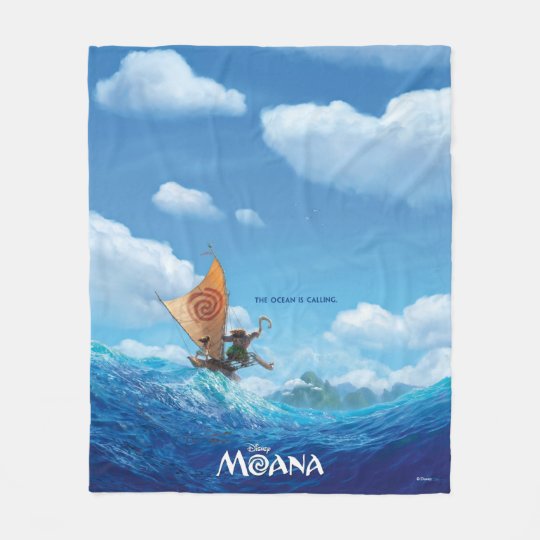 disney moana fleece blanket