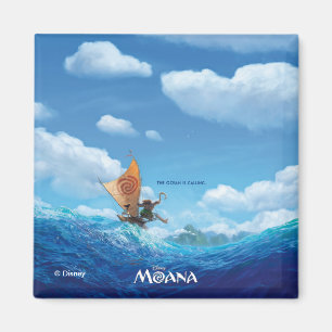 Moana   The Ocean Is Calling Magnet