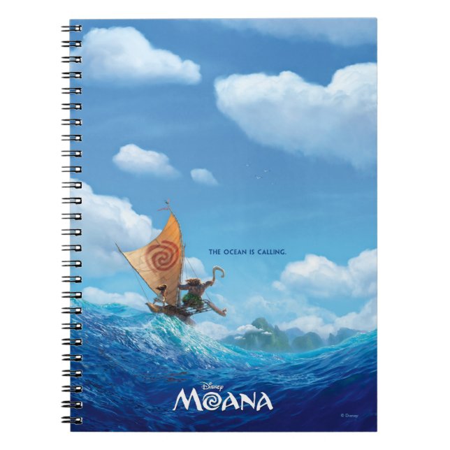Moana | The Ocean Is Calling Notebook (Front)