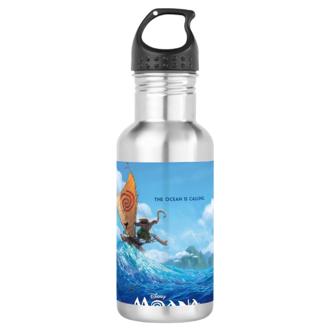 Moana | The Ocean Is Calling Water Bottle (Front)