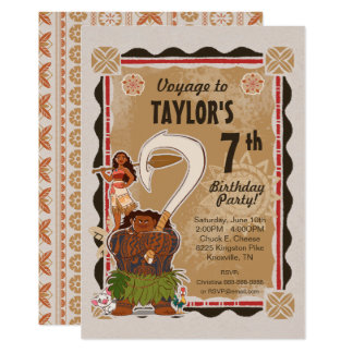 Moana | Tribal Birthday Card