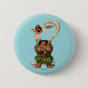 Moana True To Your Heart Button