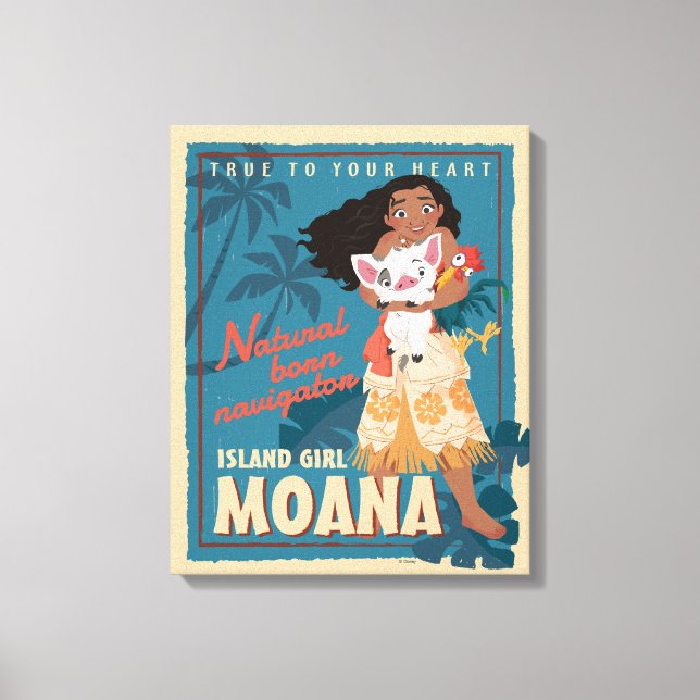 Moana | True to Your Heart Canvas Print (Front)