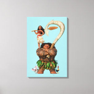 Moana True To Your Heart Canvas Print