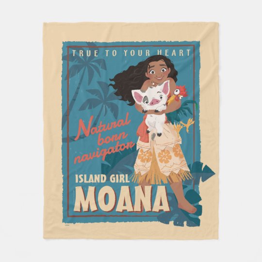 disney moana fleece blanket