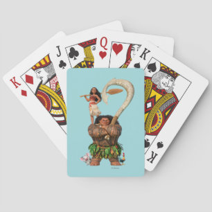 Moana True To Your Heart Poker Cards
