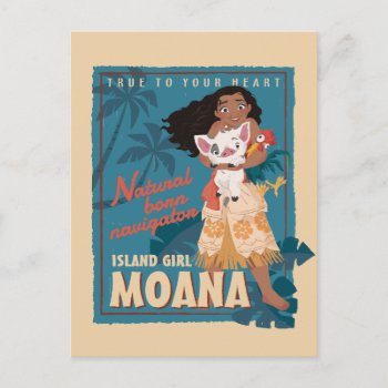 Moana | True To Your Heart Postcard by Moana at Zazzle