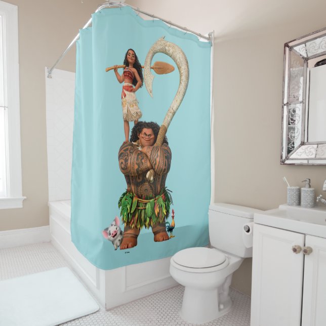 Moana | True To Your Heart Shower Curtain (In Situ)