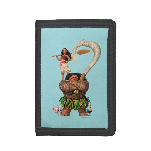 Moana | True To Your Heart Tri-fold Wallet (Front Vertical)