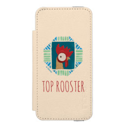 Moana | Vintage Heihei Wallet Case For iPhone SE/5/5s
