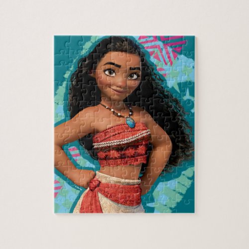 Moana  Vintage Island Girl Jigsaw Puzzle