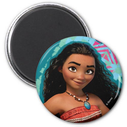 Moana  Vintage Island Girl Magnet