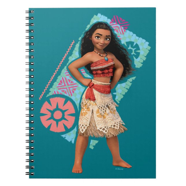 Moana | Vintage Island Girl Notebook (Front)