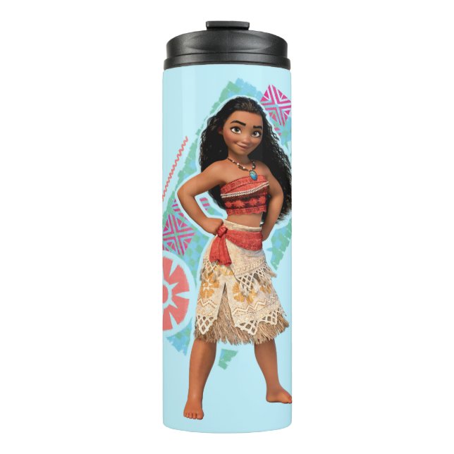 Moana | Vintage Island Girl Thermal Tumbler (Front)