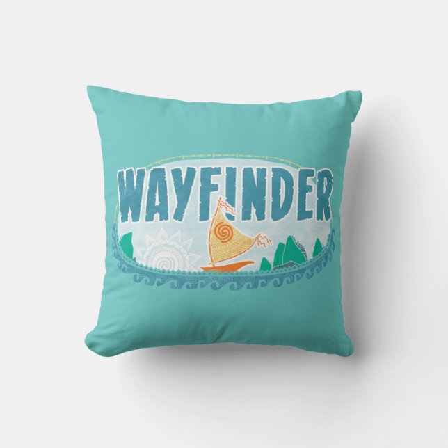 Moana | Wayfinder Throw Pillow (Front)
