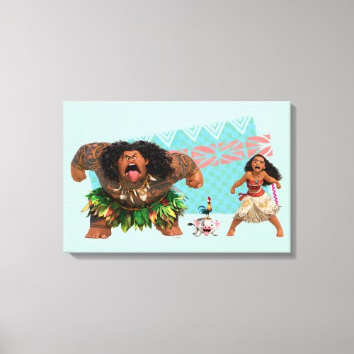 Moana  We Are All Voyagers Canvas Print